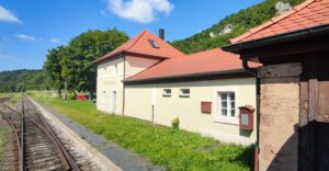 Der Bahnhof von Streitberg