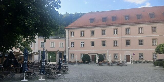 Das Kloster Weltenburg an der Donau.