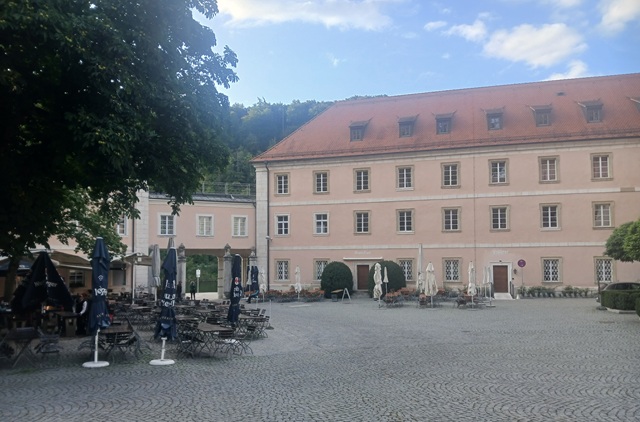 Das Kloster Weltenburg an der Donau.